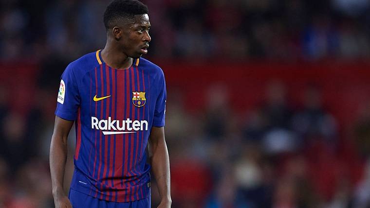 Ousmane Dembélé, before a played to balloon stopped with the Barça