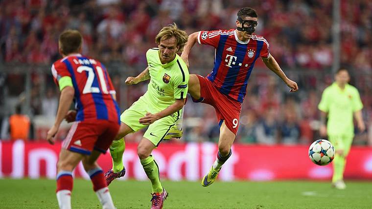 Ivan Rakitic, during a party against the Bayern Munich