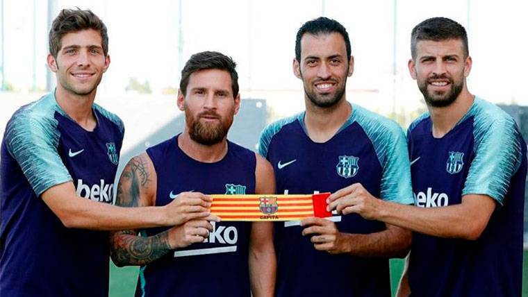 Los nuevos capitanes del Barça