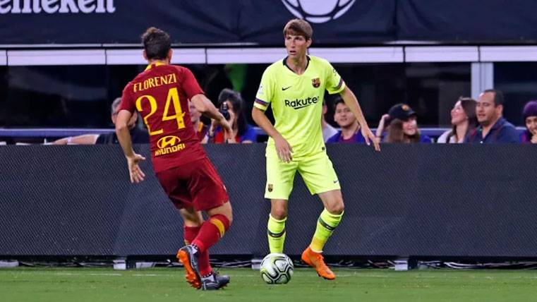 Juan Miranda en un partido del FC Barcelona | FCB