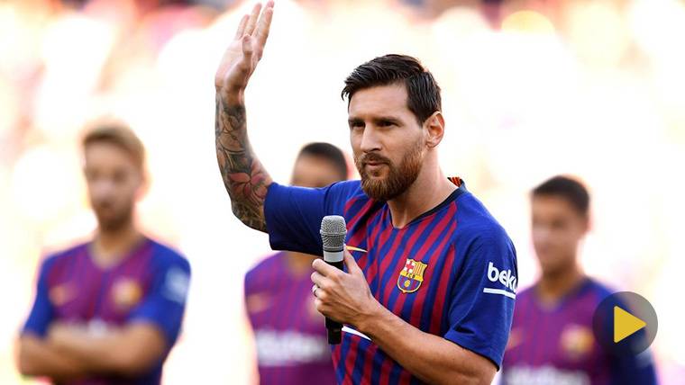 Leo Messi, primer capitán del FC Barcelona 2018-19