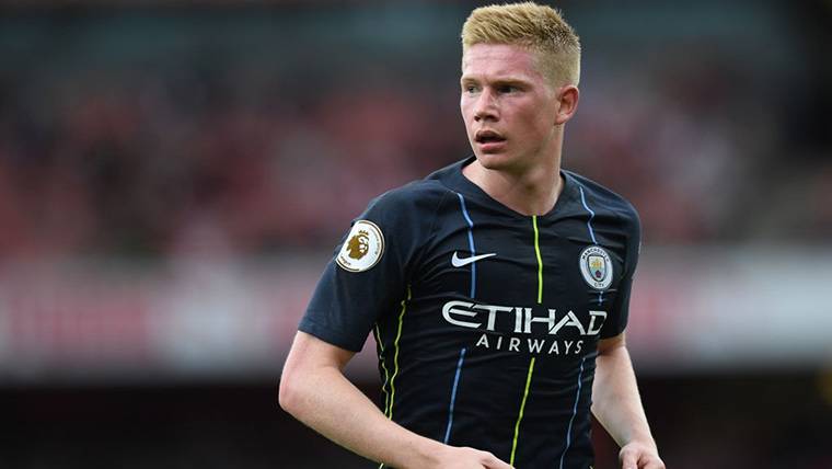 Kevin Of Bruyne, during a commitment with the Manchester City