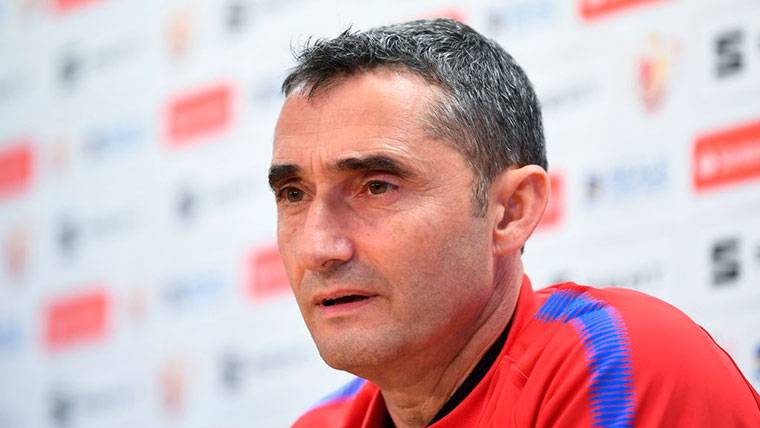 Valverde, during the press conference