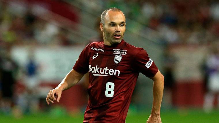Iniesta is standing out in the Japanese football