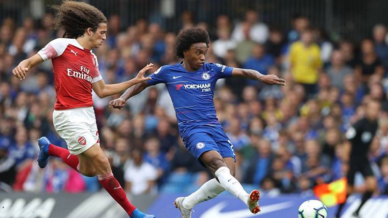 Willian Borges, during Chelsea-Arsenal of Premier League