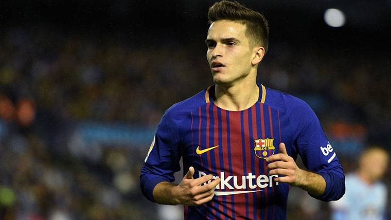 Denis Suárez, during a commitment with the FC Barcelona