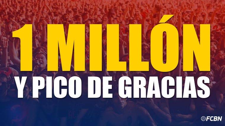 'FCBN' Celebrates the closing of the month of August with more than one million visits