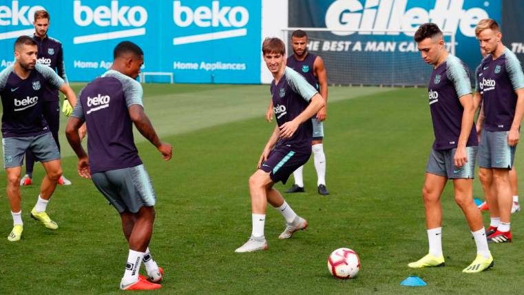 Los jugadores del Barça en una sesión de entrenamiento | FCB