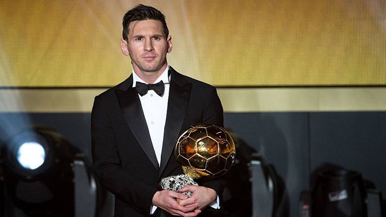 Leo Messi, ganador en una edición del Balón de Oro