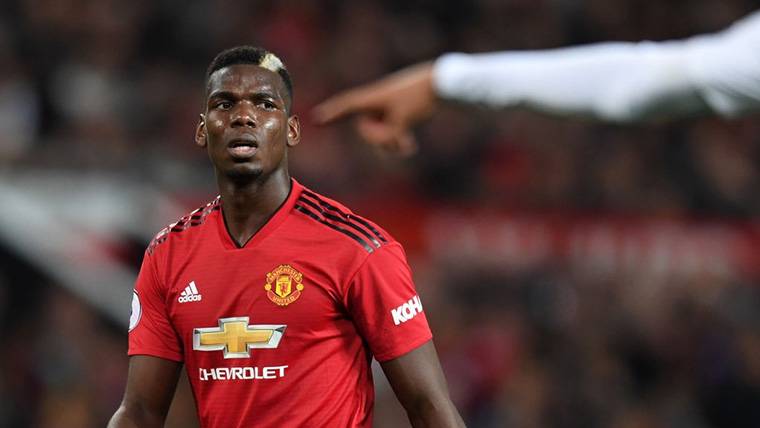 Paul Pogba, durante un compromiso con el Manchester United