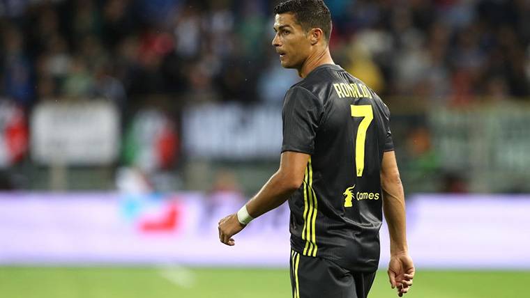 Cristiano Ronaldo, during a commitment with the Juventus