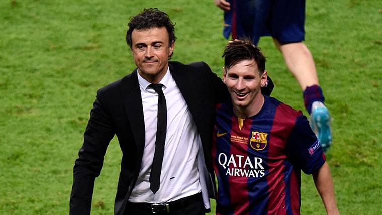 Luis Enrique habló sobre Leo Messi