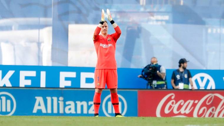 Marc-André Ter Stegen en un partido con el FC Barcelona | FCB