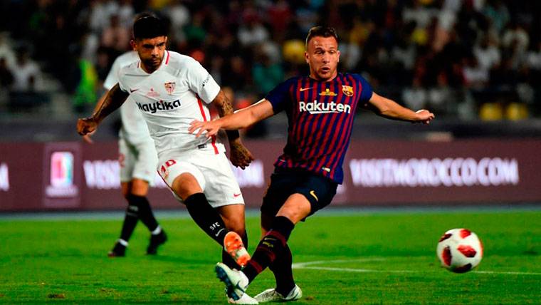 Arthur, during the Supercopa