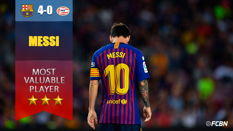 Messi hizo un partido espectacular