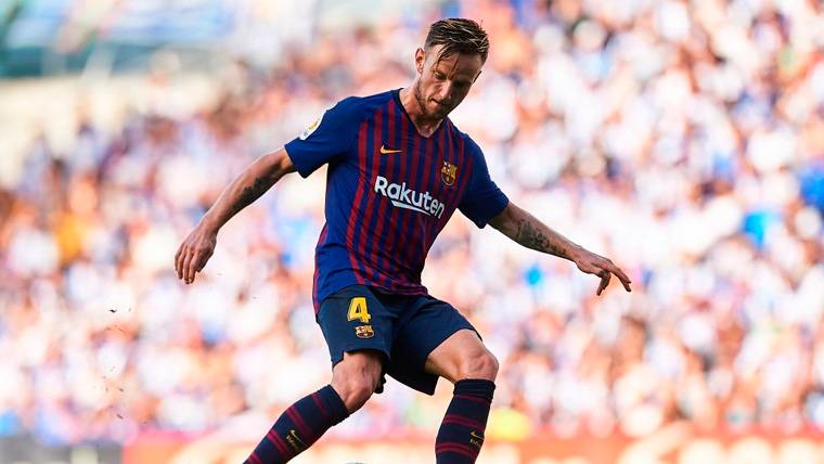 Ivan Rakitic in a party of the FC Barcelona