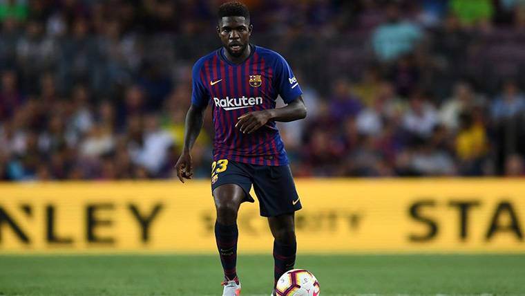Samuel Umtiti, during a commitment with the FC Barcelona