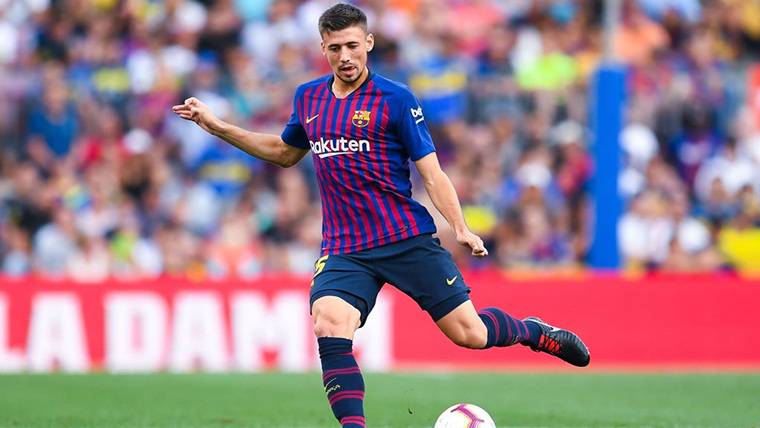 Clément Lenglet, during a commitment with the FC Barcelona