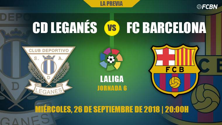 Previous of the Leganés-Barça