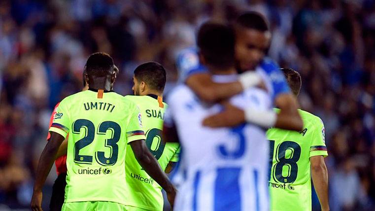 El Leganés derrotó al Barça