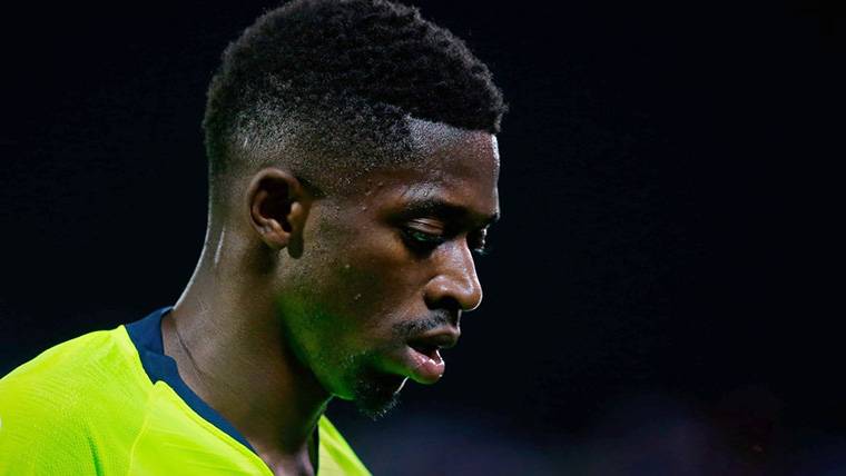 Ousmane Dembélé, during a commitment with the FC Barcelona this course