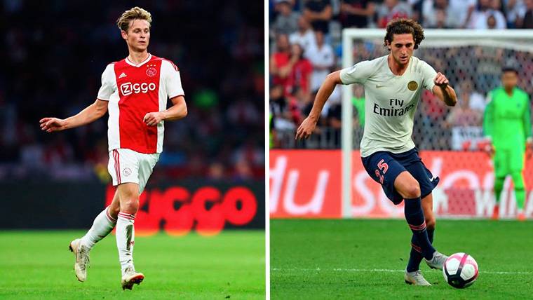 Frenkie Of Jong and Adrien Rabiot, two players with talent and future