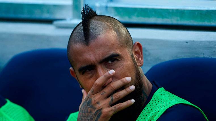 Arturo Vidal, descontento por su rol en el equipo
