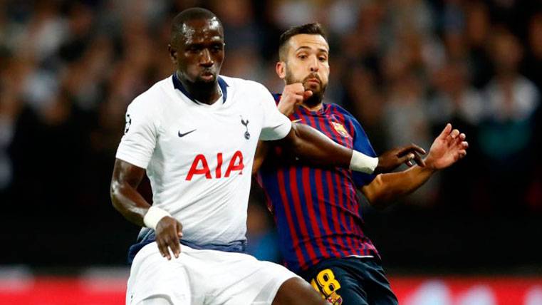 Jordi Alba, demoledor ante el Tottenham