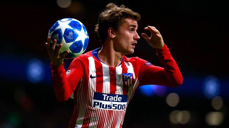 Antoine Griezmann, taking out of band in Champions League