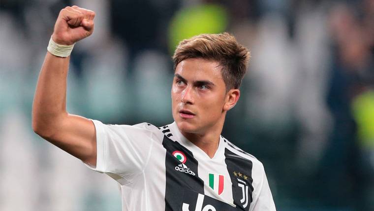Paulo Dybala in a party of the Juventus