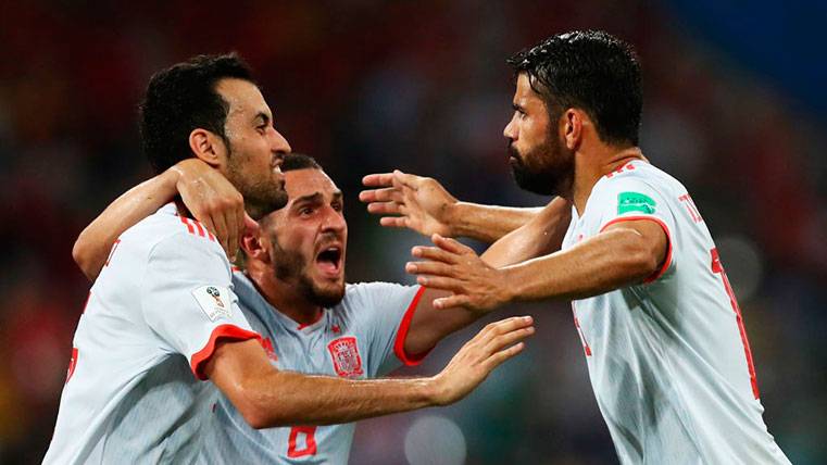 Sergio Busquets no jugó ante Gales