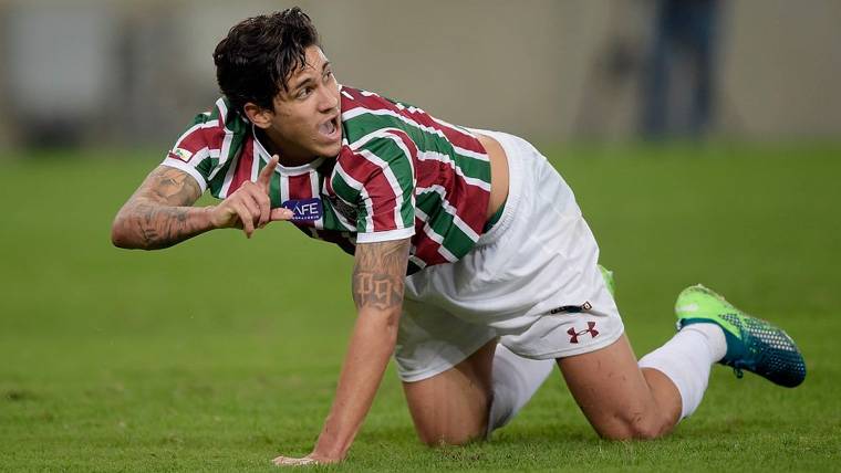 Pedro Guilherme in a party of the Fluminense