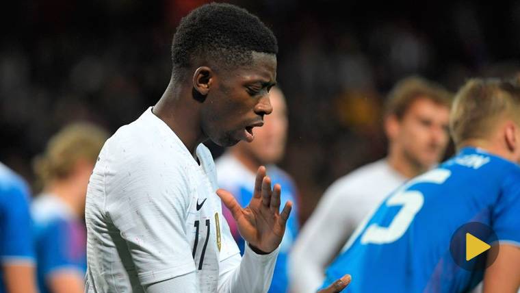 Ousmane Dembélé Regrets  after an occasion failed