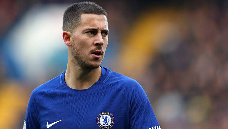 Eden Hazard in a party of Chelsea