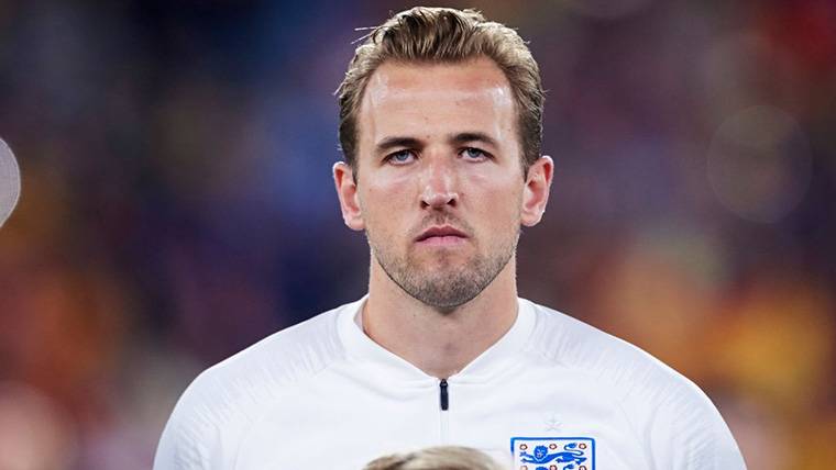 Harry Kane, before the Spain-England of UEFA Nations League