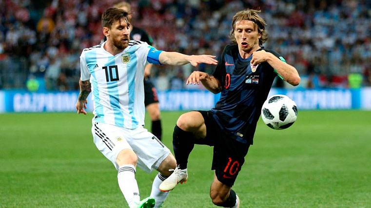 Modric habló sobre Messi