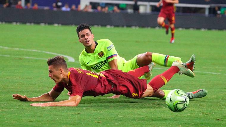 Chumi In a party of pre-season of the FC Barcelona