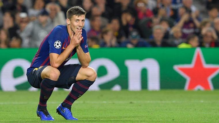 Clément Lenglet lamenta una ocasión fallada con el FC Barcelona