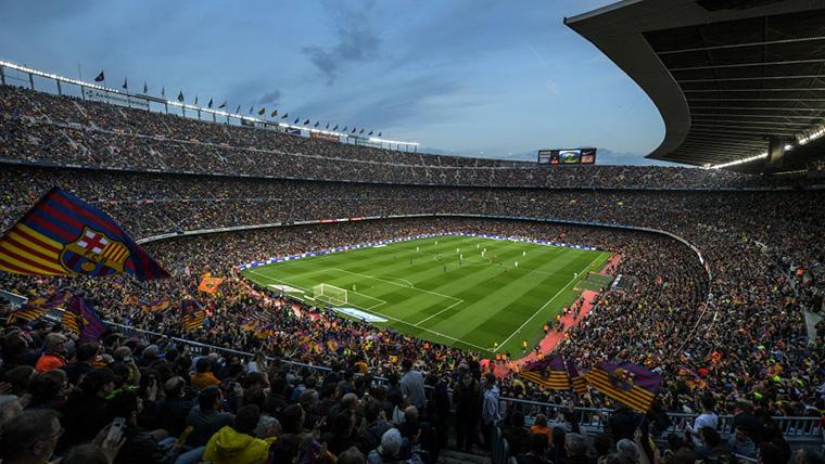 El Camp Nou, lleno a rebosar en el último Clásico entre Barça y Real Madrid