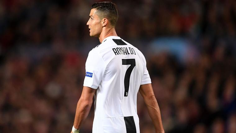 Cristiano Ronaldo, during a commitment with the Juventus of Turín