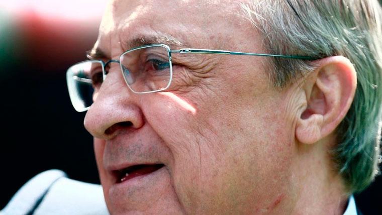 Florentino Pérez en un acto del Real Madrid