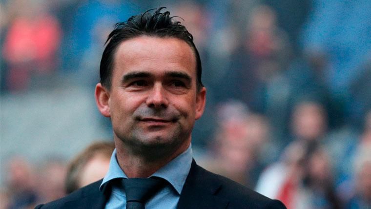 Marc Overmars in a party of the Ajax