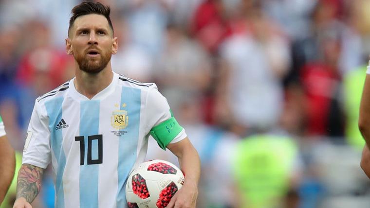 Leo Messi, en una imagen de archivo durante el Mundial de Rusia 2018