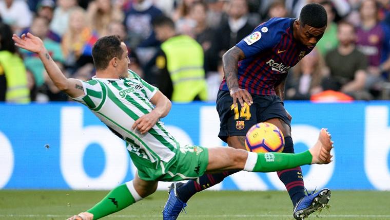 Malcom, during the commitment of League against the Real Betis