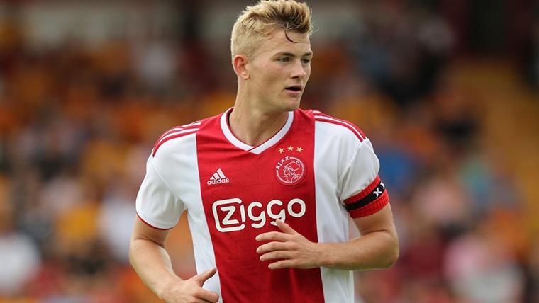 Matthijs De Ligt, durante un partido con el Ajax de Amsterdam