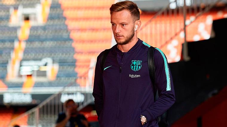 Ivan Rakitic, before a party with the FC Barcelona