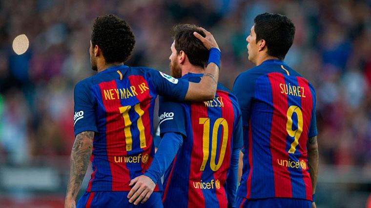 Neymar volvería a reunirse con sus amigos Messi y Suárez