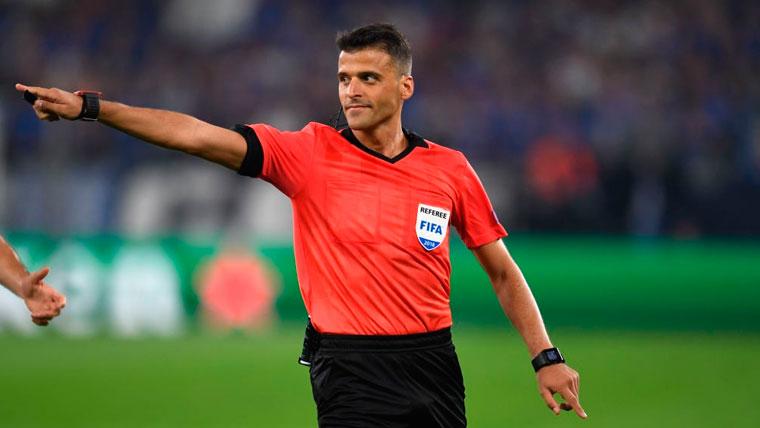 Gil Manzano, the referee designated for the Athletic of Madrid-FC Barcelona