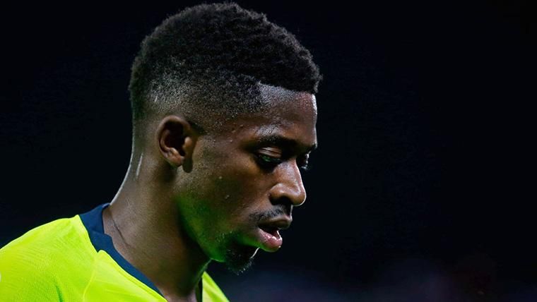 Ousmane Dembélé, during the party against the Athletic of Madrid