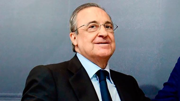 Florentino Pérez, with Queen like new beau